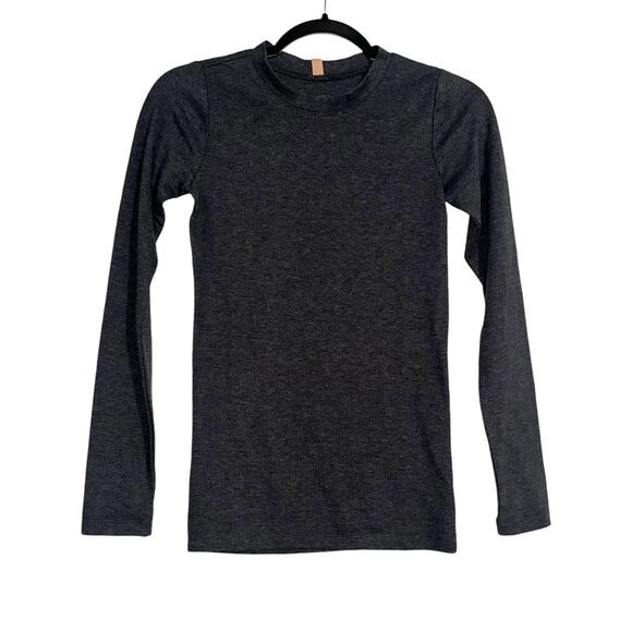 NWOT Lunya Restore Pima Cotton Blend Long Sleeve Gray Baselayer Top XS - Picture 1 of 6